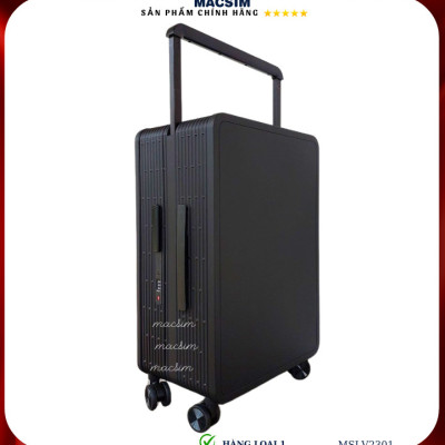 Vali cao cấp Macsim SMLV2301 cỡ 24inch màu đen - Hàng loại 1