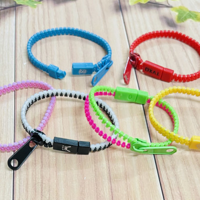 Vòng tay kéo khoá 3-6 cái nhiều màu /lắc tay kéo khoá