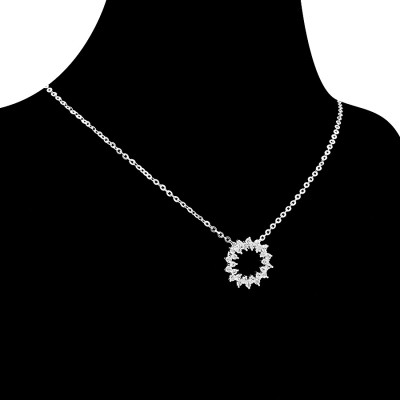 Dây Chuyền Nữ Bạc Huyền Thoại Biển Xanh BẠC HIỂU MINH DMD440