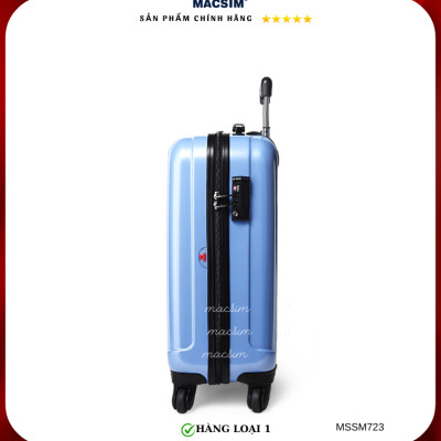 Vali cao cấp Macsim Smooire MSSM723 cỡ 24 inch màu Sky blue - Hàng loại 1