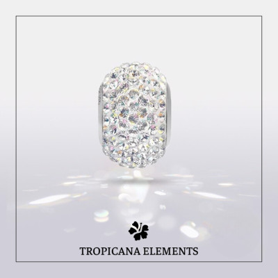 Lắc Tay Tropicana Phối Charm Swarovski Pha Lê Cà Rốt 5 Size