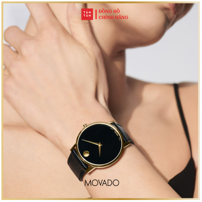 Đồng Hồ Thời Trang Nam Movado Máy Pin Museum Classic 0607271 40mm