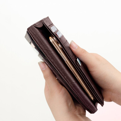 Ví dài KURO - Da bò vân sần | Anh Tho leather