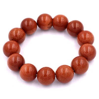 Vòng tay chuỗi hạt đá kim sa 16 ly 13 hạt