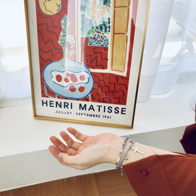 Vòng đeo tay lắc tay thời trang titan