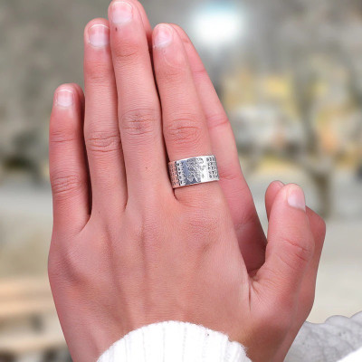 Nhẫn Nam Bạc Thái Phật Bản Mệnh A Di Đà Tuổi Tuất , Hợi BẠC HIỂU MINH NA543-TH