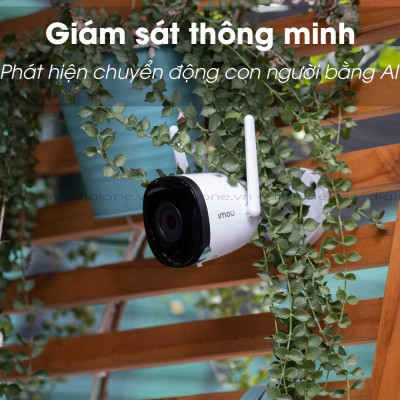 Camera ngoài trời IMOU F22P, F22FP chống nước, phát hiện chuyển động - Hàng chính hãng
