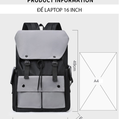 Balo laptop (16 inch) phong cách hiện đại - BEE GEE BLLT5585