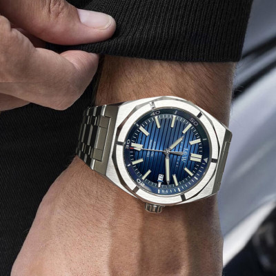 Đồng hồ nam chính hãng IW CARNIVAL IW711G-1 Kính sapphire ,chống xước ,Chống nước 50m ,Bảo hành 24 tháng,Máy cơ (Automatic),dây kim loại thép không gỉ 316L, mặt xanh thiết kế đơn giản dễ đeo