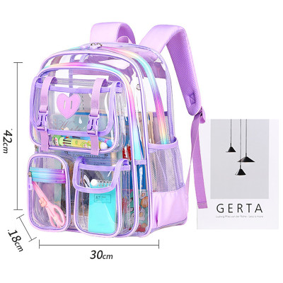 Ba lô trong suốt Ba lô PVC chống thấm nước dành cho cả nam và nữ-HS1324