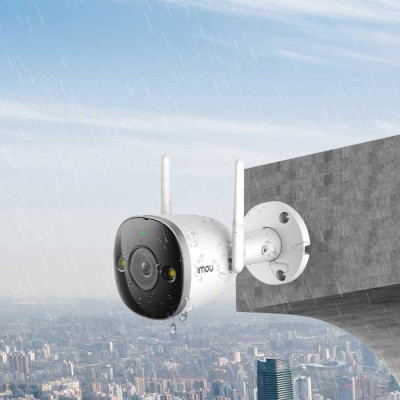 Camera wifi thân cố định ngoài trời FULL COLOR 4.0MP IPC-F42FEP-D - Hàng chính hãng