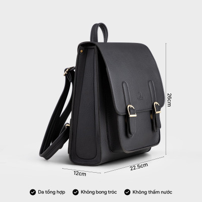 Balo nữ mini khóa kéo cổ điển YUUMY YBA47