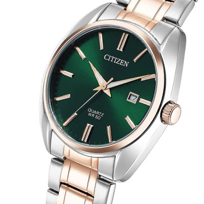 Đồng Hồ Nam Citizen Dây Thép Không Gỉ BI5104-57Z - Mặt Xanh