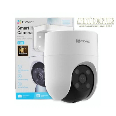 Camera IP WiFi Quay Quét Ngoài Trời EZVIZ H8c 4MP 2K+ - Hàng Chính Hãng
