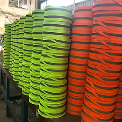 DÂY PHẢN QUANG VẢI 3M, CUỘN DÂY PHẢN QUANG VẢI MAY QUẦN ÁO, DÂY CẢNH BÁO AN TOÀN CÔNG TRÌNH LOẠI 2,5CM