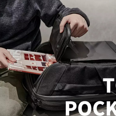Balo WiWU Backpack 30L Larger Capacity Dành Cho Laptop, Macbook Thiết Kế Cao Cấp Nhiều Ngăn Túi Tiện Lợi - Hàng Chính Hãng