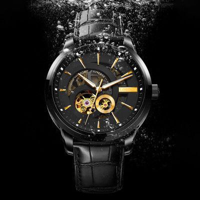 Đồng hồ nam chính hãng Lobinni L5015-1 ,Kính sapphire chống xước,Chống nước 50m,bảo hành 24 tháng,Máy cơ(Automatic,dây da đen xịn,máy lộ cơ