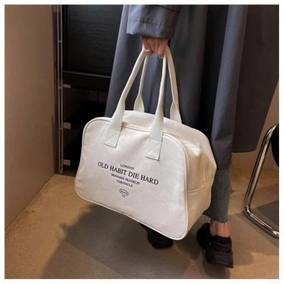 Túi Xách Canvas Thời Trang Đeo Vai – Túi Du Lịch Dung Tích Lớn Đa Năng, Đi Công Tác Ngắn Ngày Cho Nam Nữ - HÀNG CHÍNH HÃNG MINIIN