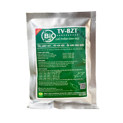 VƯỜN SINH THÁI - Chế phẩm vi sinh hồ cá, tôm BZT. Xử lý nước, làm sạch nhớt đáy ao. Ức chế tảo lam, khí độc. Hàng tỷ bào tử hữu hiệu từ HOA KỲ