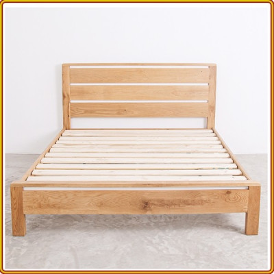 Giường ngủ và tủ đầu giường gỗ sồi Juno Sofa