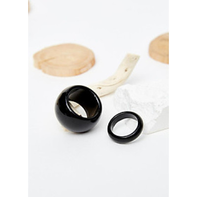 Set nhẫn nam & nữ đá mã não - Ngọc Quý Gemstones