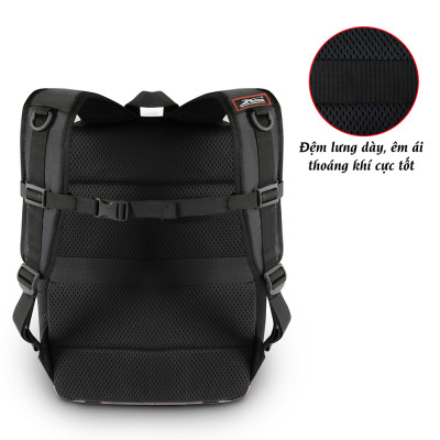 Ba lô học sinh trung học, balo đựng laptop 14 inch thời trang XBAGS Xb 3101 