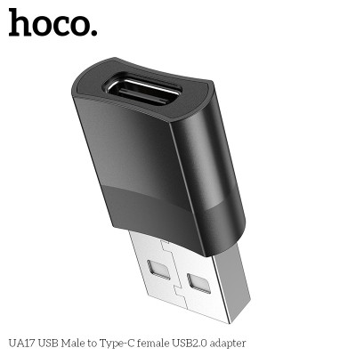 Đầu chuyển usb sang type c, bộ chuyển đổi usb type c  UA17 - Hàng chính hãng