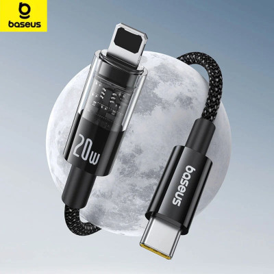 Cáp sạc nhanh và truyền dữ liệu Type C to iP 20W Baseus Gem Charging Cable - Hàng chính hãng