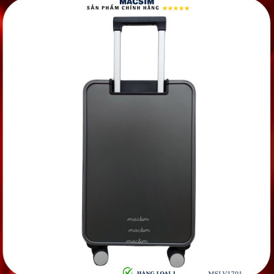 Vali hợp kim nhôm cao cấp Macsim MSLV1701 cỡ 20 inches màu ghi hàng loại 1