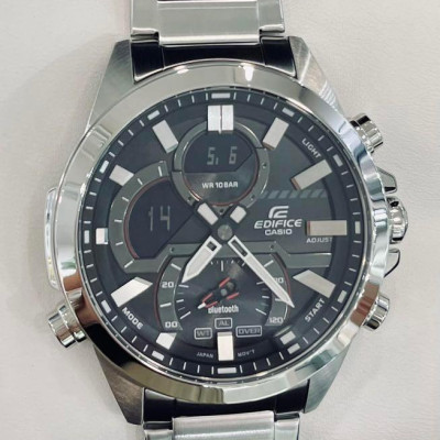 Đồng Hồ Nam Dây Thép Casio Edifice ECB-30D-1A Chính Hãng - ECB-30D-1ADF Bluetooth