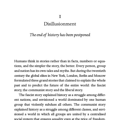 21 Lessons For The 21st Century