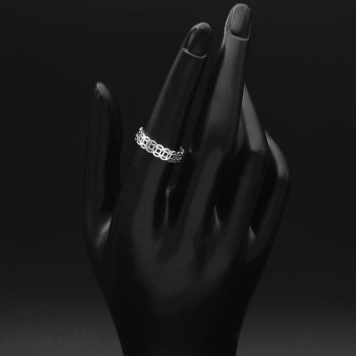 Nhẫn Nữ Bạc Kim Tiền Cầu Lộc Tài May Mắn BẠC HIỂU MINH NU463