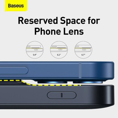 Sạc dự phòng không dây nam châm Baseus PPCXW10 10000mAh Sạc Nhanh 20W Cho Iphone 12- Hàng chính hãng.