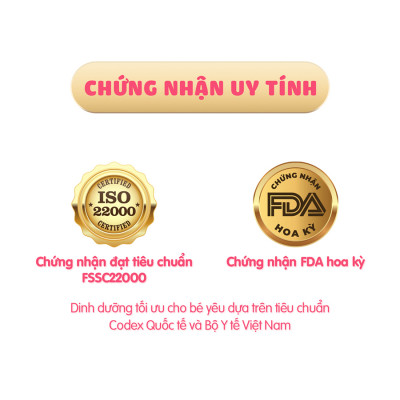 Combo 2 hộp sữa Morinaga Số 1 dạng thanh  - Hagukumi (130g) - 10 thanh / hộp (0 - 6 tháng)