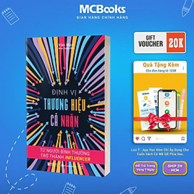Sách - Định Vị Thương Hiệu Cá Nhân - Từ Người Bình Thường Trở Thành Influencer - MCBooks