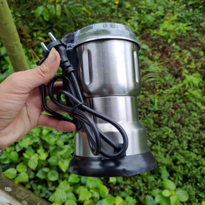 Máy xay hạt khô, xay bột, gia vị cà phê đa năng,công suất 300w,6 lưỡi dao cực bén, chất liệu cối inox