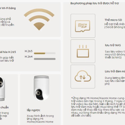 Camera Xiaomi Mi 360° Home 2K BHR4193GL Pro - hàng chính hãng