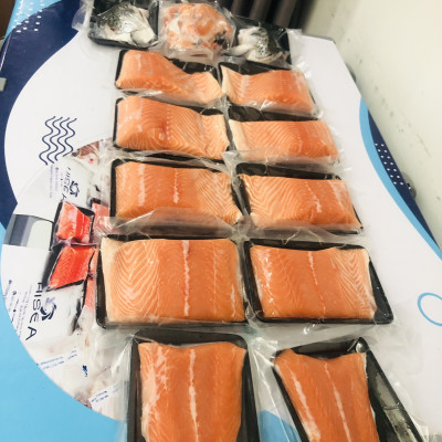 Cá hồi Nauy phile ( Khay :500-700g ) - 1kg