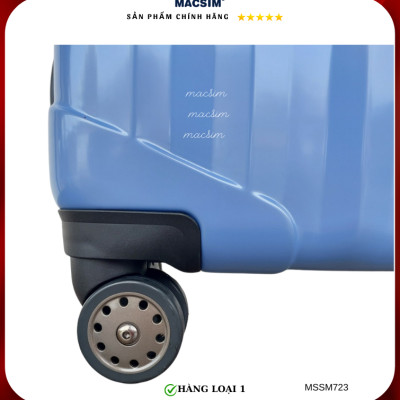 Vali cao cấp Macsim Smooire MSSM723 cỡ 24 inch màu Sky blue - Hàng loại 1