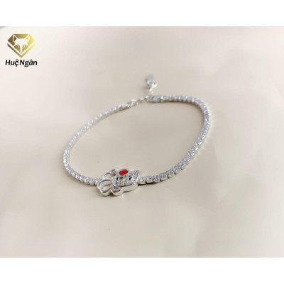 Lắc tay bạc 925 Huệ Ngân - Mèo Kitty X30