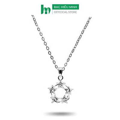Dây Chuyền Nữ Bạc Tròm Sao May Mắn Bạc Hiểu Minh DMD360