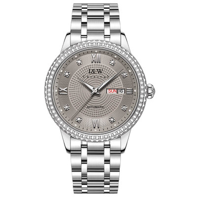 Đồng Hồ Nam I&W Carnival 615G4 Chính Hãng Full Box Chống Nước Kính Chống Xước Dây Thép Cao Cấp BH 24T (Máy Cơ Tự Động)