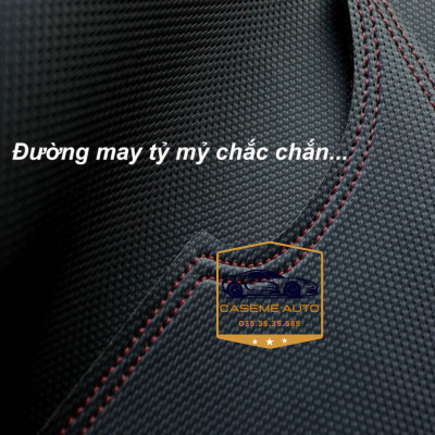 [FORD ECOSPORT] Thảm Taplo 3 Lớp Dành Cho Xe FORD ECOSPORT, Nhung Lông Cừu Và Da Vân Carbon Cao Cấp - Hàng Chính Hãng