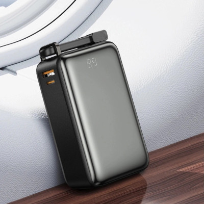 Pin Sạc Dự Phòng Di Động WiWU Tank 67W WI-P012, Sạc cho cả điện thoại và laptop - Hàng Chính Hãng