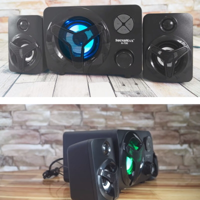 Bộ loa di động 2.1 kết nối AUX / Bluetooth nguồn USB SOUNDMAX A-700 - Hàng chính hãng