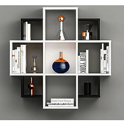 Kệ Treo Tường BLOOM Kiểu Nở Hoa Tundo CTKT205 KT 90 x 90 x 20cm