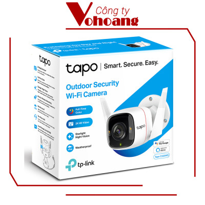 Camera WiFi Ngoài Trời TP-Link Tapo C320WS Độ Phân Giải 2K QHD - Hàng Chính Hãng