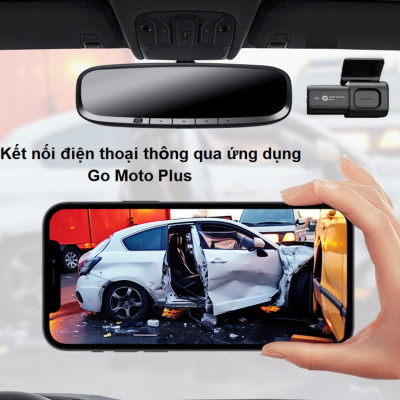 Camera hành trình ô tô thương hiệu Mỹ HP F490W độ phân giải 2K, Wifi - Hàng Chính Hãng