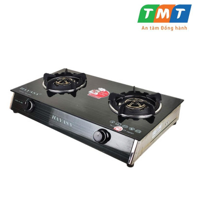 [HÀNG CHÍNH HÃNG] Bếp gas đôi cao cấp Hayasa HA-8080 điếu gang sen đồng