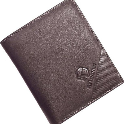 Ví Da Nam AT Leather 051 (11.5 x 9.5 cm) - Nâu